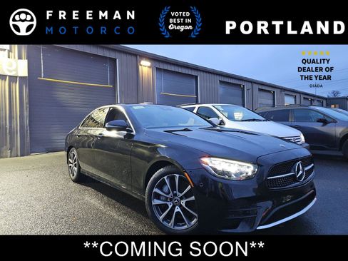 Used 2021 Mercedes-Benz E 450 4MATIC Sedan w/ Premium Package image 1