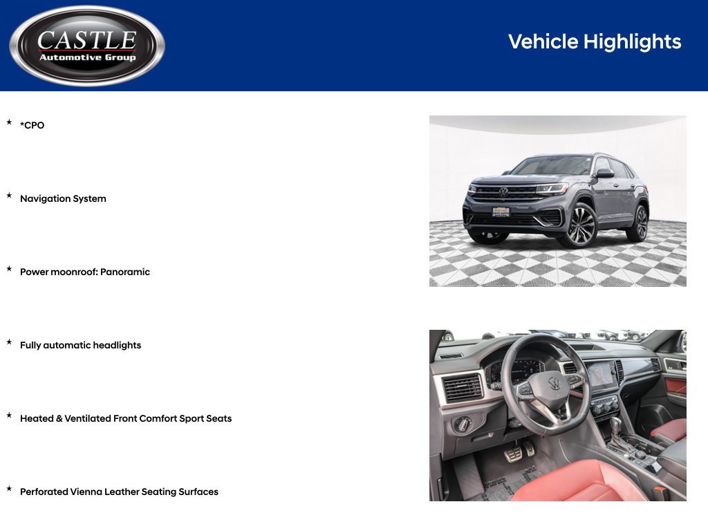 Certified 2023 Volkswagen Atlas Cross Sport SEL Premium R-Line AWD/4WD image 4