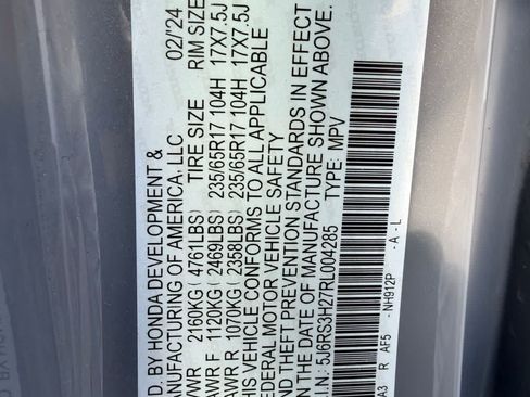 Used 2024 Honda CR-V LX image 19