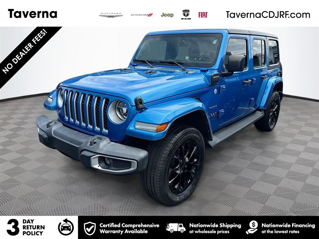 Certified 2021 Jeep Wrangler Unlimited Sahara w/ Dual Top Group AWD/4WD image 1