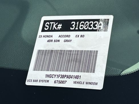 Certified 2023 Honda Accord EX image 31