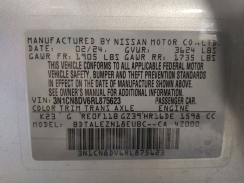 Used 2024 Nissan Versa S w/ S Plus Package image 33