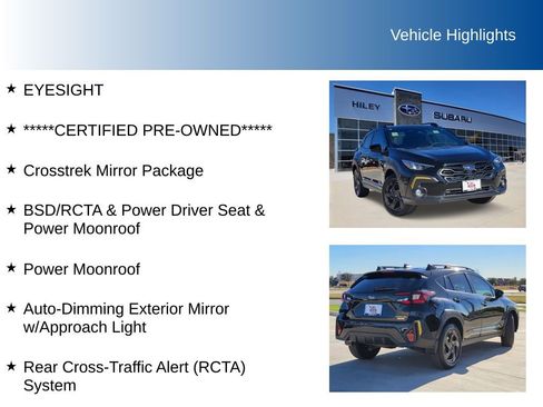 Certified 2025 Subaru Crosstrek 2.5i Sport w/ Crosstrek Mirror Package image 5