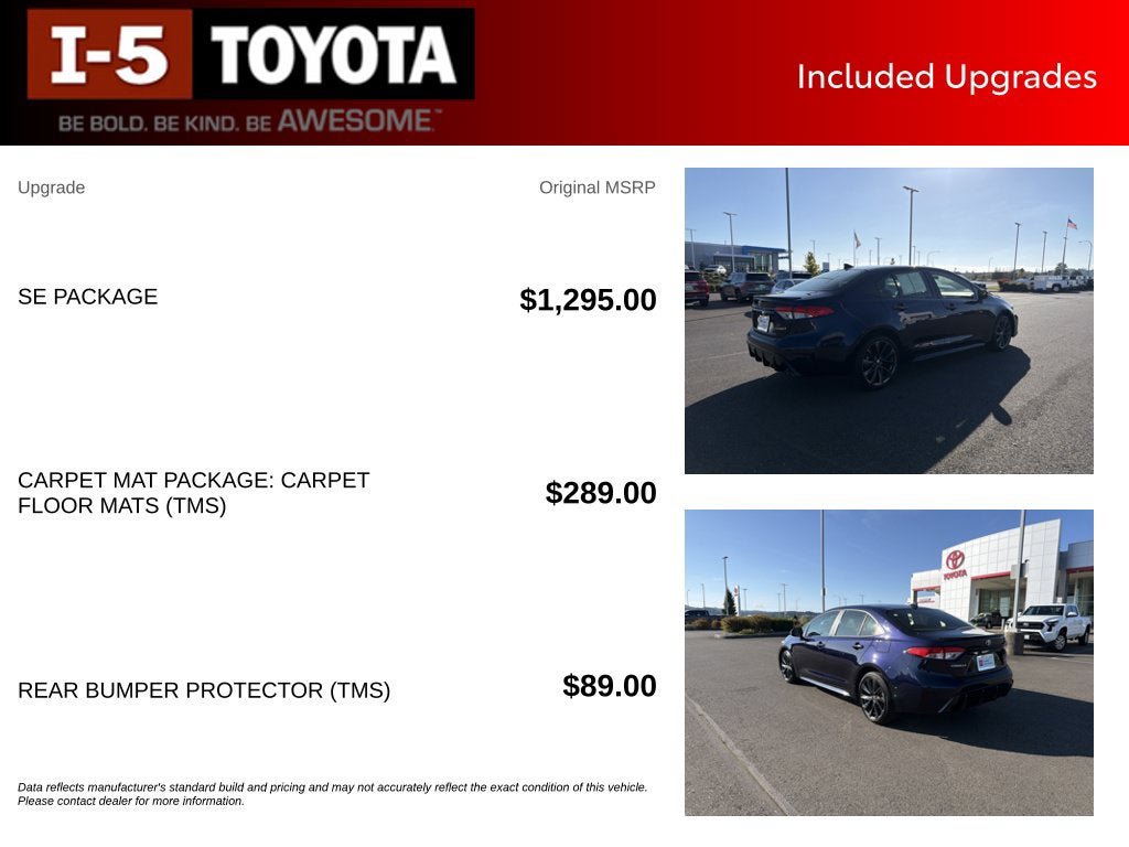 Used 2024 Toyota Corolla SE w/ SE Package FWD image 15