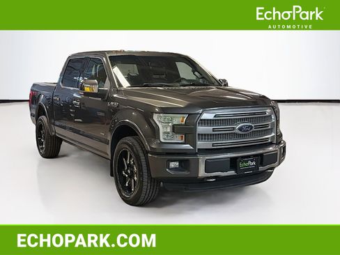 Used 2015 Ford F150 Platinum w/ Max Trailer Tow Package image 1