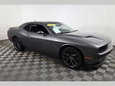 Used 2021 Dodge Challenger SXT w/ Blacktop Package RWD image 1
