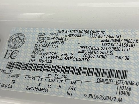 Used 2024 Ford F150 Lariat w/ Bed Utility Package image 19