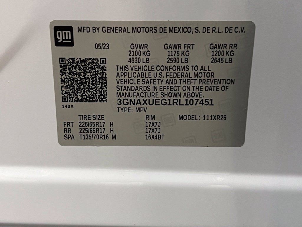 Certified 2024 Chevrolet Equinox LT w/ LPO, Floor Liner Package AWD/4WD image 34