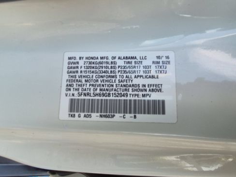 Used 2016 Honda Odyssey EX-L image 37