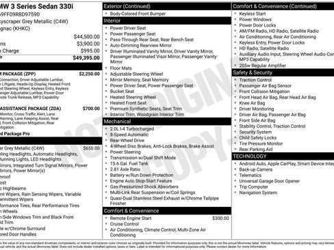 Used 2024 BMW 330i Sedan w/ Premium Package RWD image 37