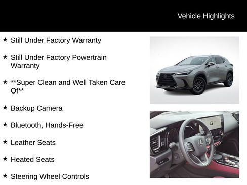 Used 2023 Lexus NX 350 AWD w/ Cold Area Package image 6