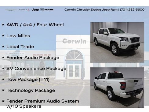 Used 2024 Nissan Frontier SV w/ SV Convenience Package AWD/4WD image 8