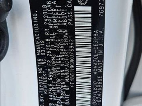 Used 2019 Toyota Camry XSE image 15