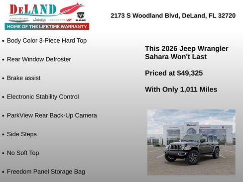 New 2026 Jeep Wrangler Unlimited Sahara AWD/4WD image 6