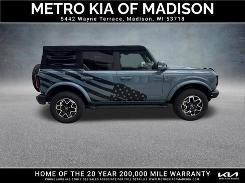 Used 2021 Ford Bronco Outer Banks AWD/4WD image 7