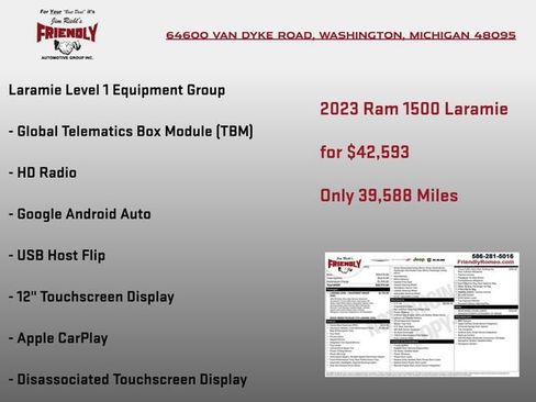 Used 2023 RAM 1500 Laramie AWD/4WD image 5