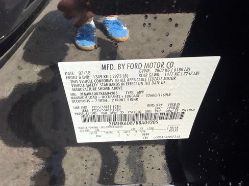 Used 2019 Ford Flex Limited AWD/4WD image 33