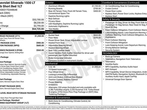 New 2026 Chevrolet Silverado 1500 LT w/ Z71 Off-Road Package AWD/4WD image 26