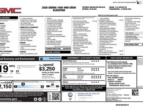 Used 2020 GMC Sierra 1500 Elevation w/ Elevation Value Package image 22