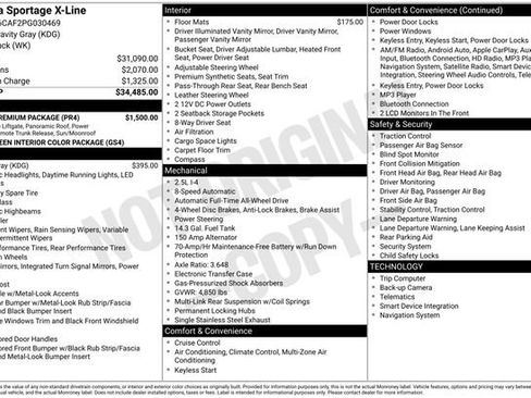 Certified 2023 Kia Sportage X-Line w/ X-Line Premium Package image 24