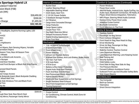 New 2026 Kia Sportage LX image 6