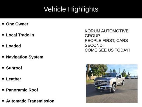 Used 2024 Ford F350 Lariat w/ Lariat Ultimate Package image 4