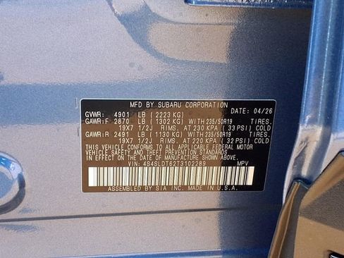 New 2026 Subaru Forester Touring AWD/4WD image 10