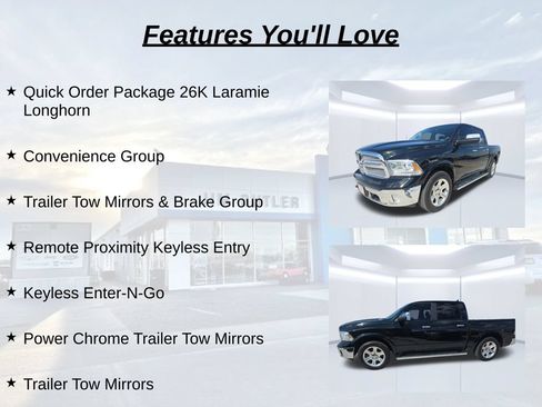 Used 2016 RAM 1500 Laramie Longhorn w/ Convenience Group RWD image 16