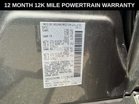 Used 2021 Nissan Murano S AWD/4WD image 27