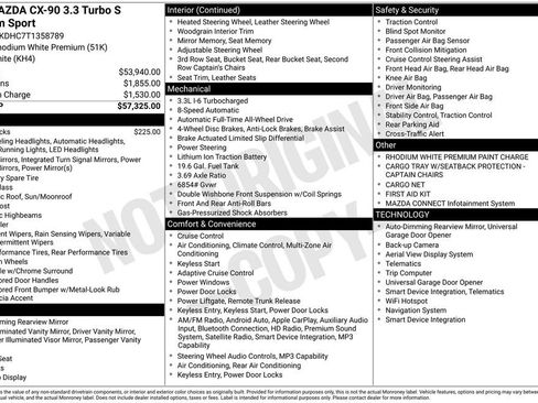 New 2026 MAZDA CX-90 3.3 Turbo S w/ Premium Package image 3