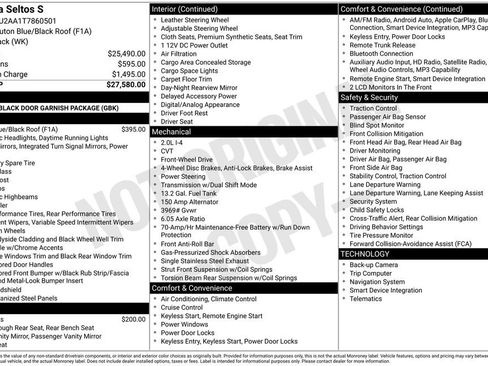Used 2026 Kia Seltos S FWD image 5