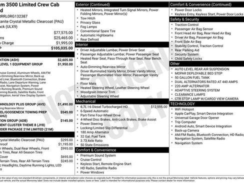 Used 2024 RAM 3500 Limited w/ Night Edition AWD/4WD image 55