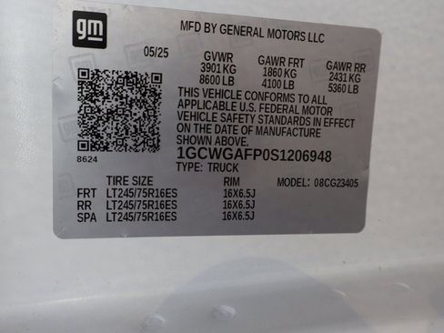 New 2025 Chevrolet Express 2500 w/ Driver Convenience Package image 32