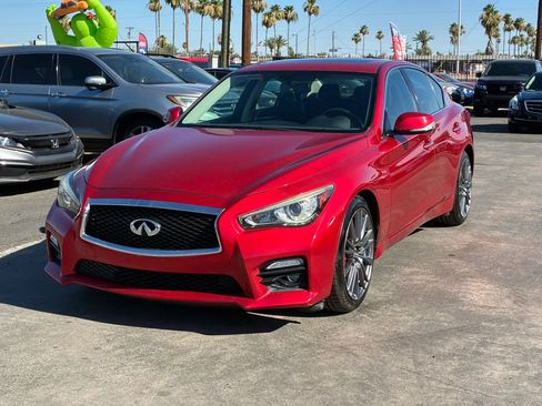 Used 2017 INFINITI Q50 Red Sport 400 RWD image 2