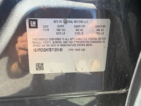 Used 2011 Chevrolet Cruze LS w/ Connectivity Package FWD image 16