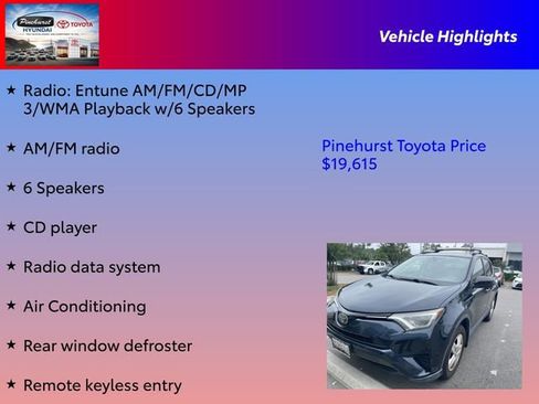 Used 2017 Toyota RAV4 LE w/ All Weather Liner Package AWD/4WD image 10