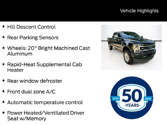 Certified 2021 Ford F250 Platinum w/ FX4 Off-Road Package AWD/4WD image 16
