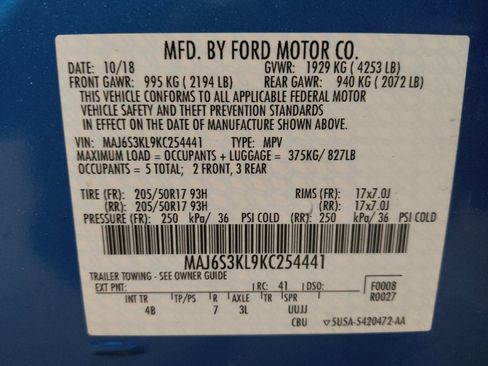 Used 2019 Ford EcoSport Titanium AWD/4WD image 33