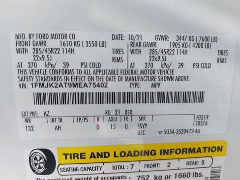 Used 2021 Ford Expedition Max Limited image 39