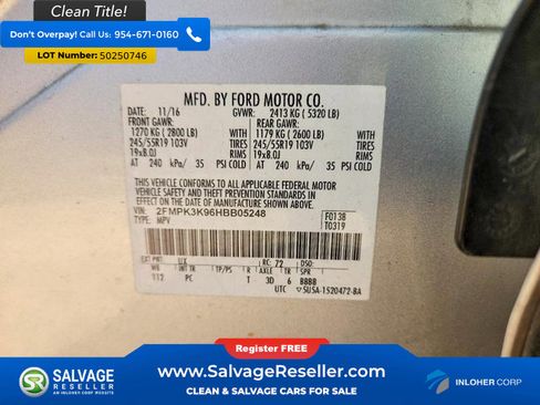 Used 2017 Ford Edge Titanium w/ Equipment Group 301A FWD image 17