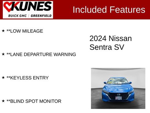 Used 2024 Nissan Sentra SV FWD image 3