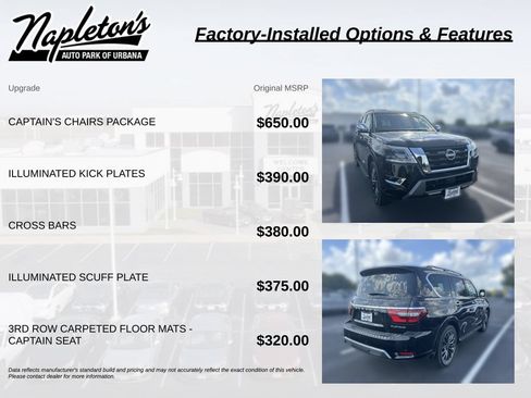 Used 2021 Nissan Armada Platinum w/ Captain's Chairs Package AWD/4WD image 4