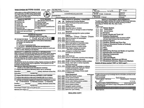 Certified 2016 Chevrolet Traverse LT image 27