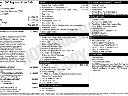 Used 2023 RAM 1500 Big Horn AWD/4WD image 23