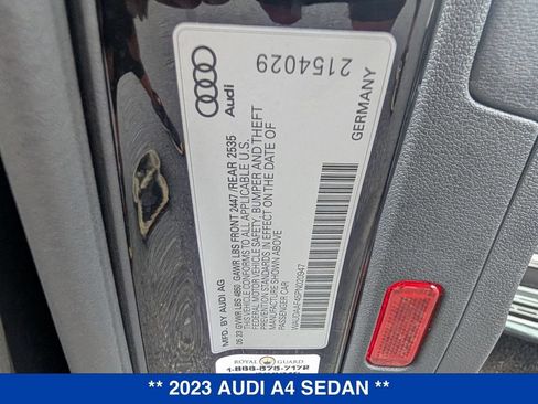Used 2023 Audi A4 2.0T Premium w/ Convenience Package AWD/4WD image 47