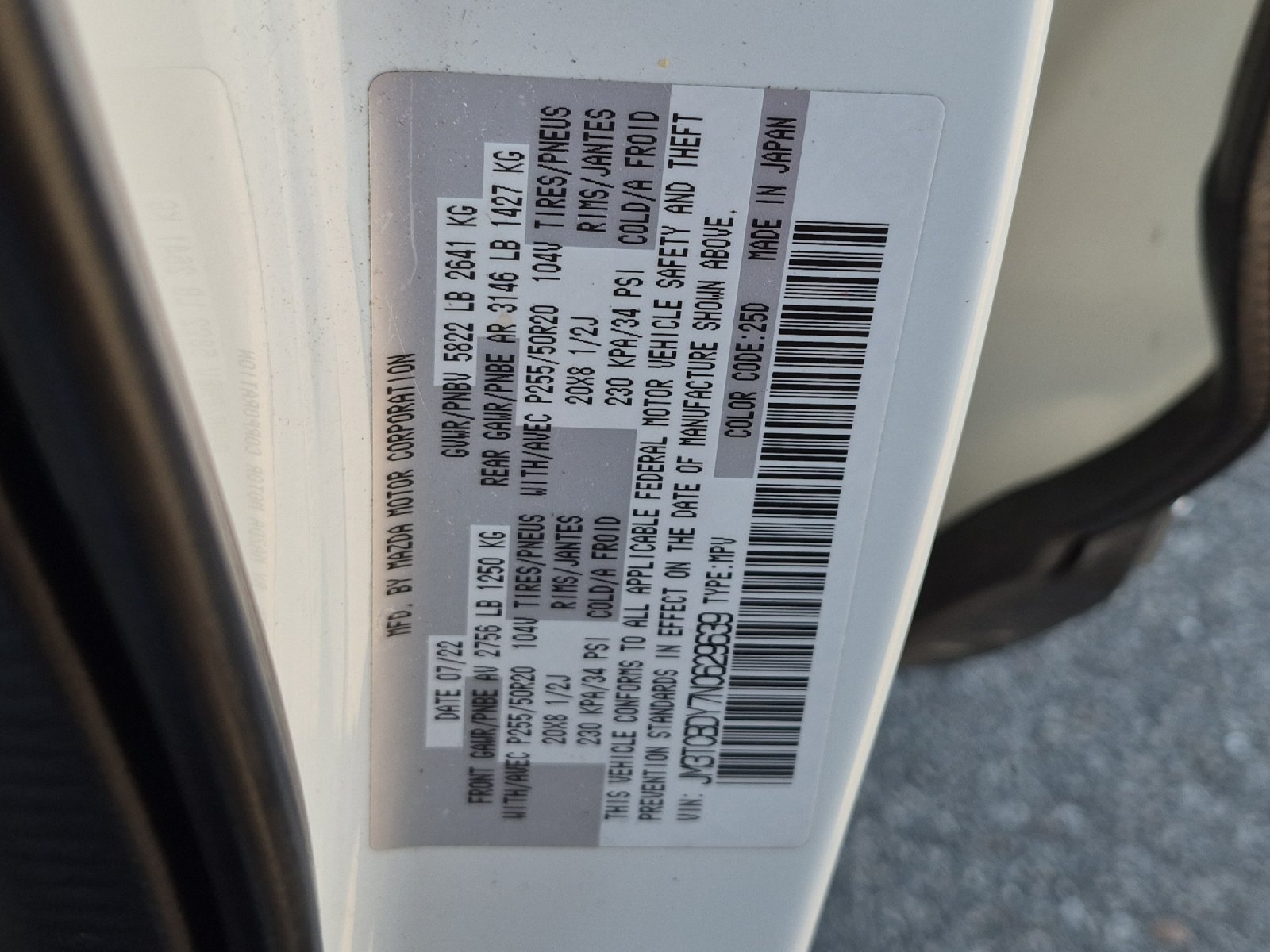 Used 2022 MAZDA CX-9 Grand Touring AWD/4WD image 27