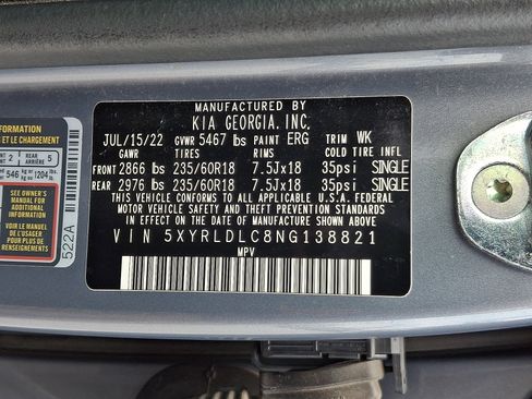 Used 2022 Kia Sorento S AWD/4WD image 28