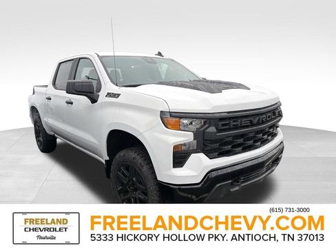 New 2026 Chevrolet Silverado 1500 Custom Trail Boss w/ Dark Appearance Package image 1