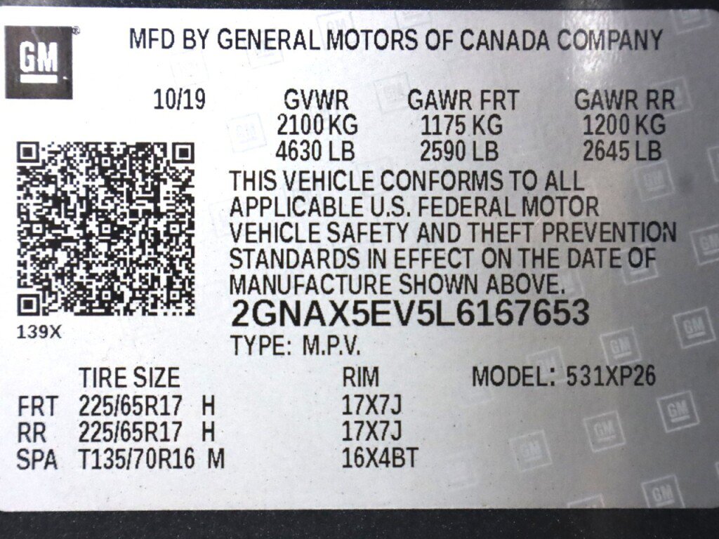 Used 2020 Chevrolet Equinox LS w/ LPO, Cargo Package AWD/4WD image 41