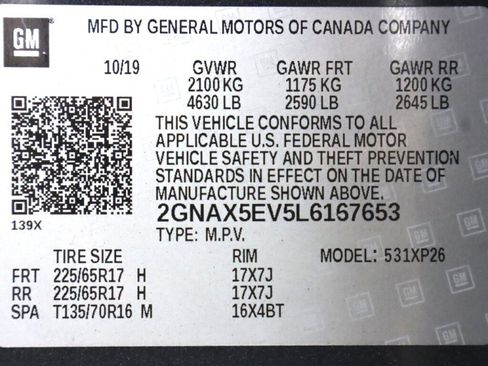 Used 2020 Chevrolet Equinox LS w/ LPO, Cargo Package AWD/4WD image 41